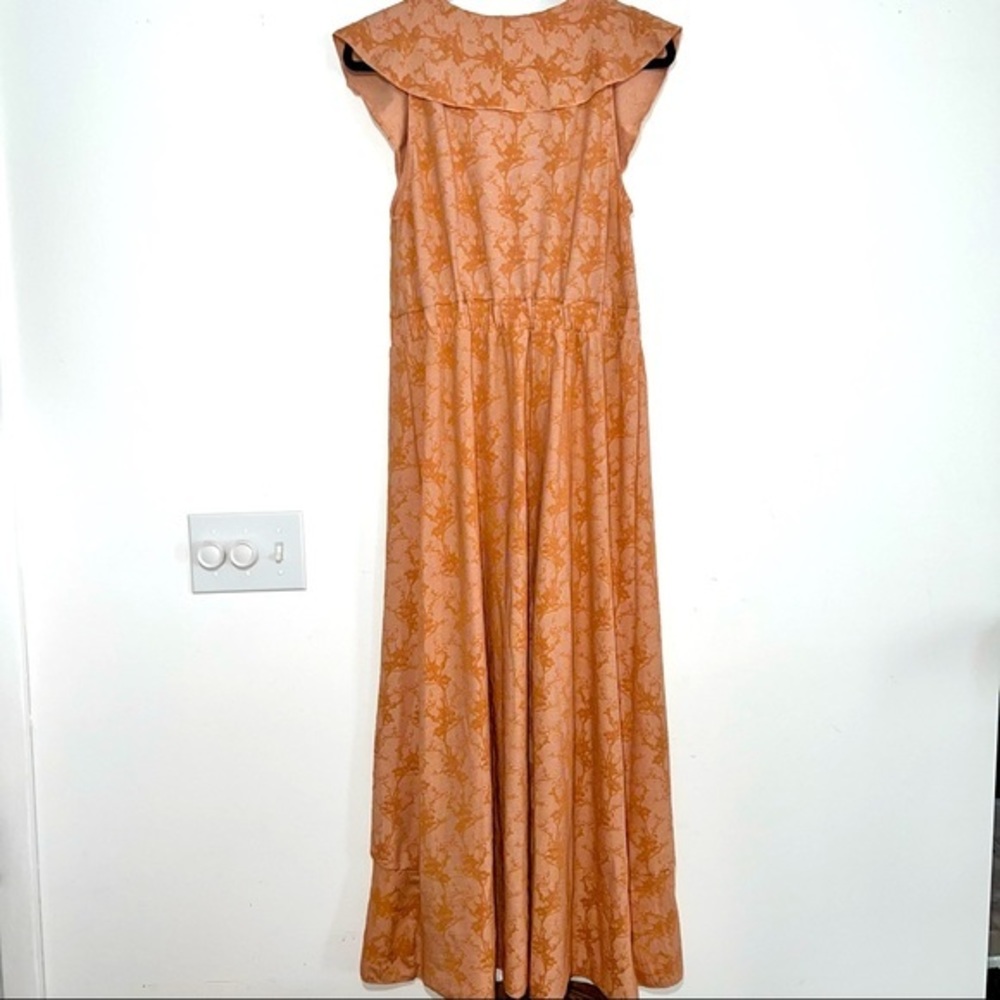 Zara NWT Maxi Button Wrap Dress - Picture 4 of 7